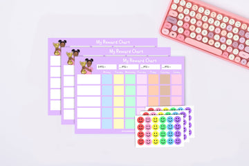 Children's Reward Charts (6 pack girls)