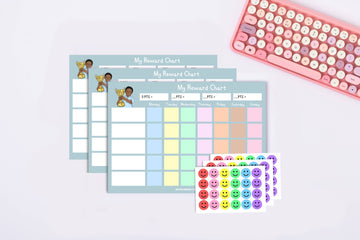 Children's Reward Charts (6 pack boys)
