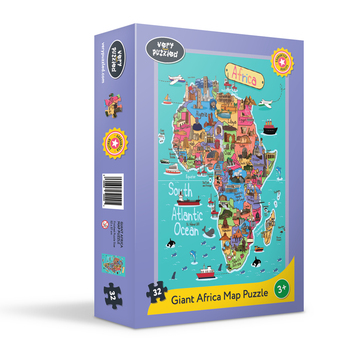 32 piece Africa Map Giant Jigsaw Puzzle