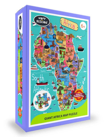 100 piece Africa Map Giant Jigsaw Puzzle