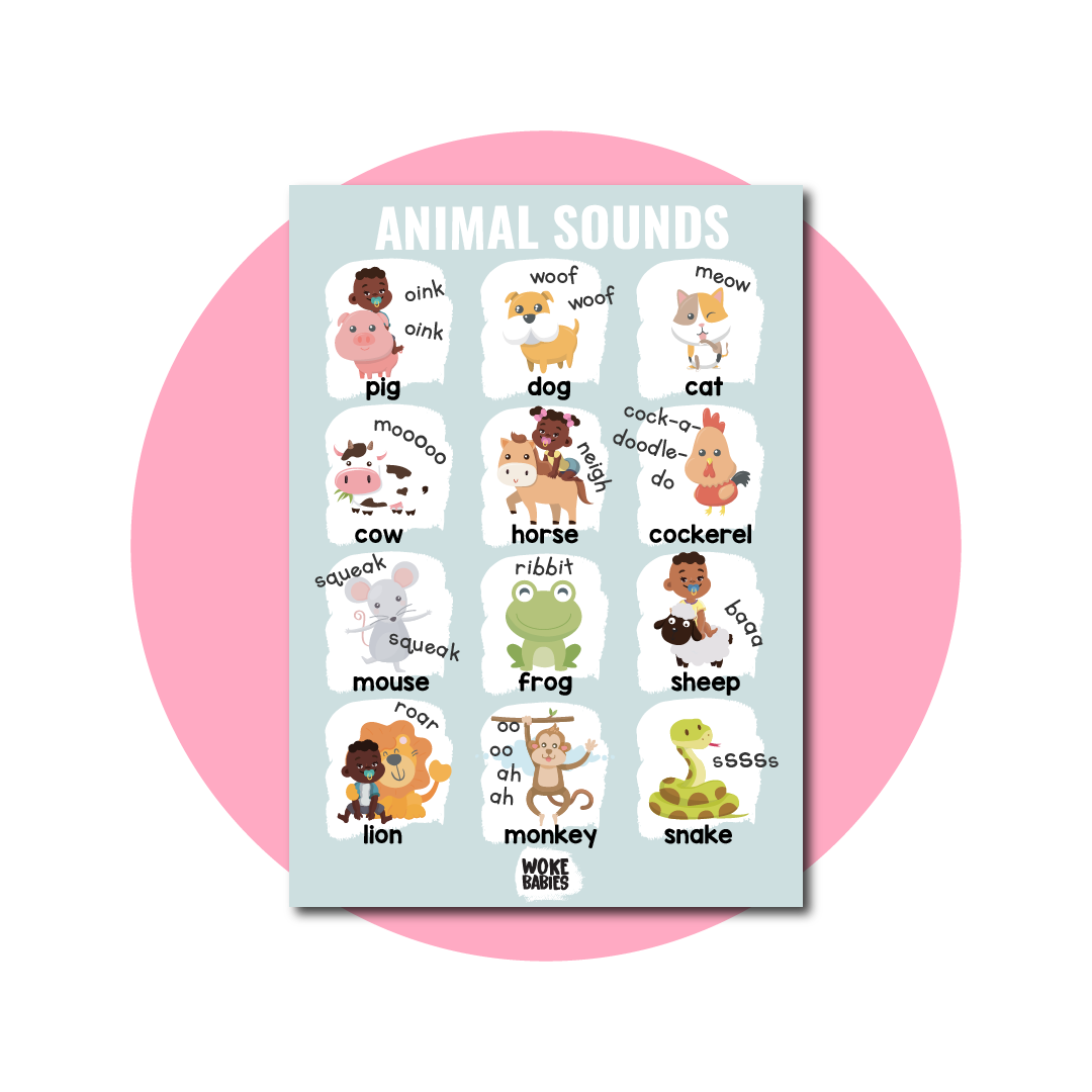 Animal Sounds Poster
