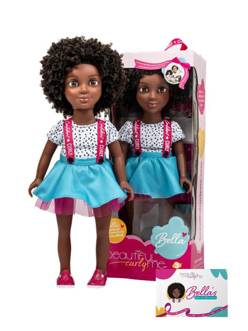 Beautiful Curly Me Bella 18 inch Natural Hair Doll