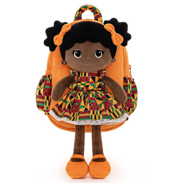 Mabel Kente Doll with Matching Rucksack