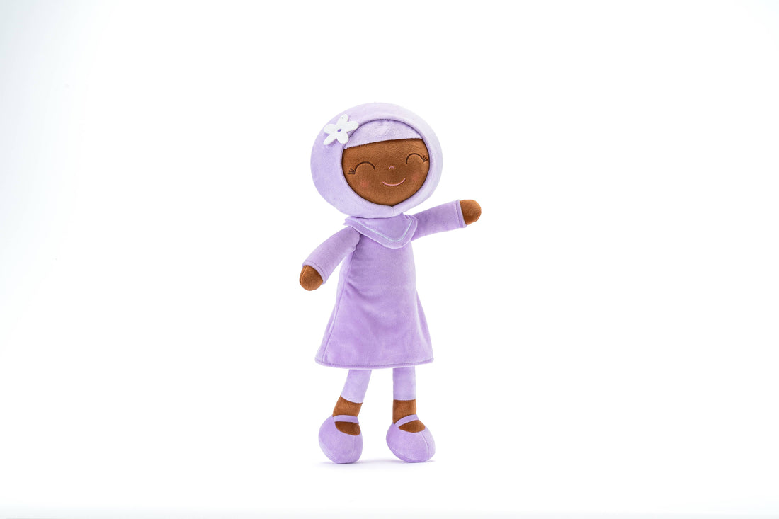 AMIRAH LILAC- MUSLIM DIVERSITY DOLL ( 2 SKIN TONES )