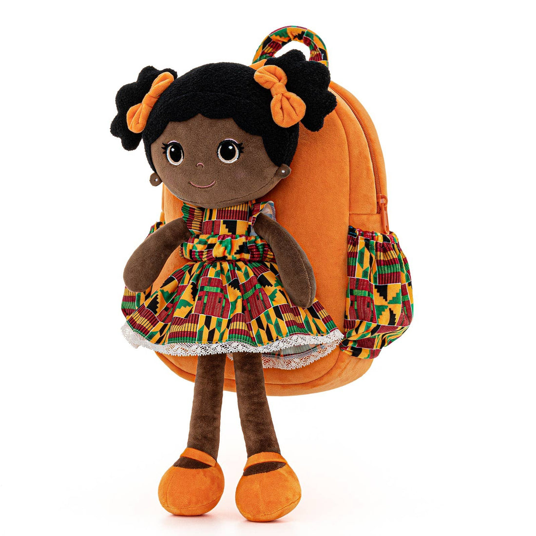 Mabel Kente Doll with Matching Rucksack