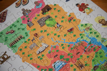 Ghana Map Jigsaw Puzzle