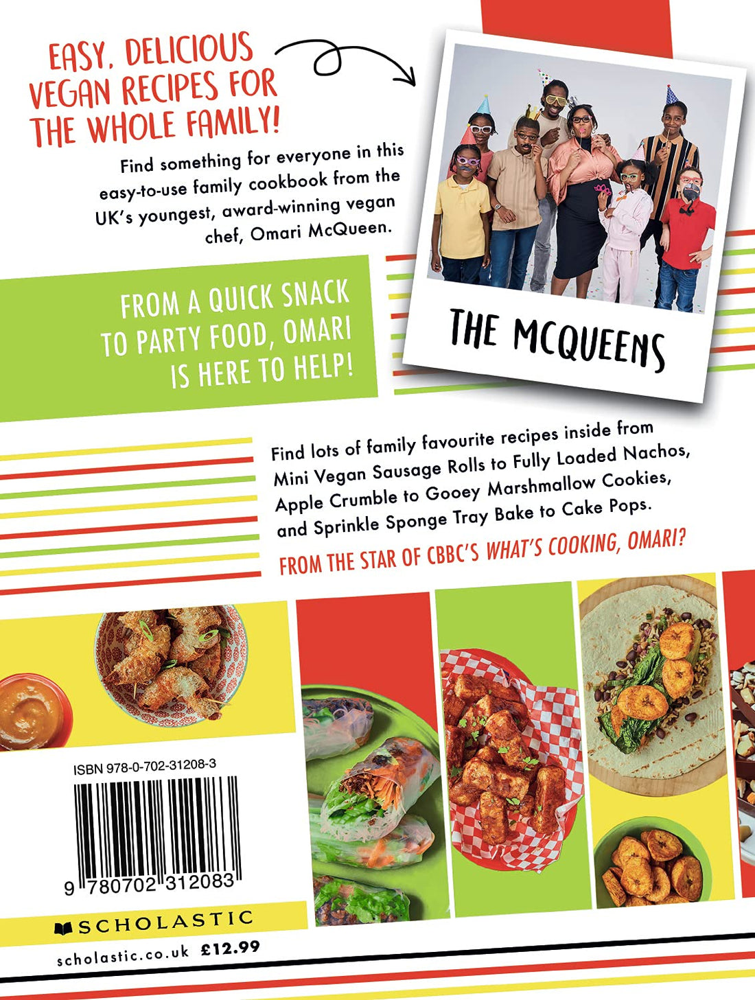 Vegan Family Cookbook - delicious easy recipes from CBBC's Omari McQueen