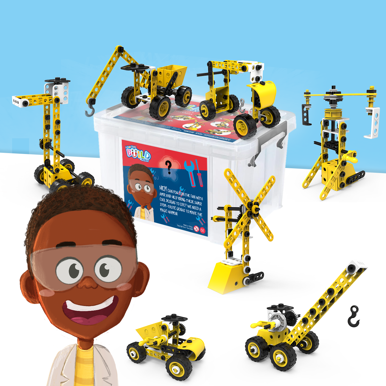 Amirs Toys - Build & Play Red