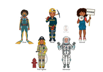 BRAVE CAREERS LIFT AND MATCH PUZZLES FOR KIDS
