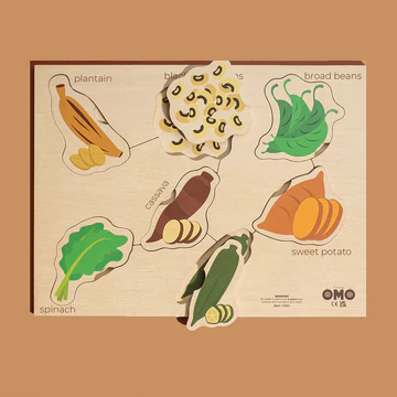 Little Omo - Wholefood Puzzle - Vegetables