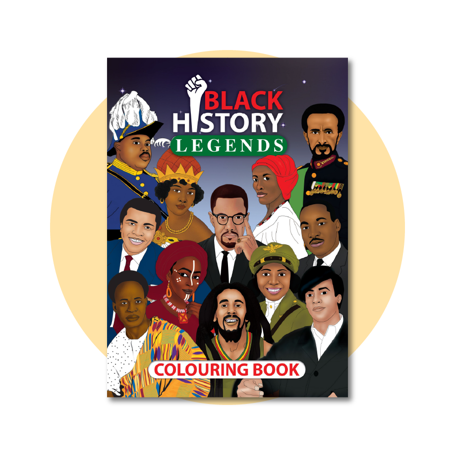 Black History Activity Books - Legends Colouring Book