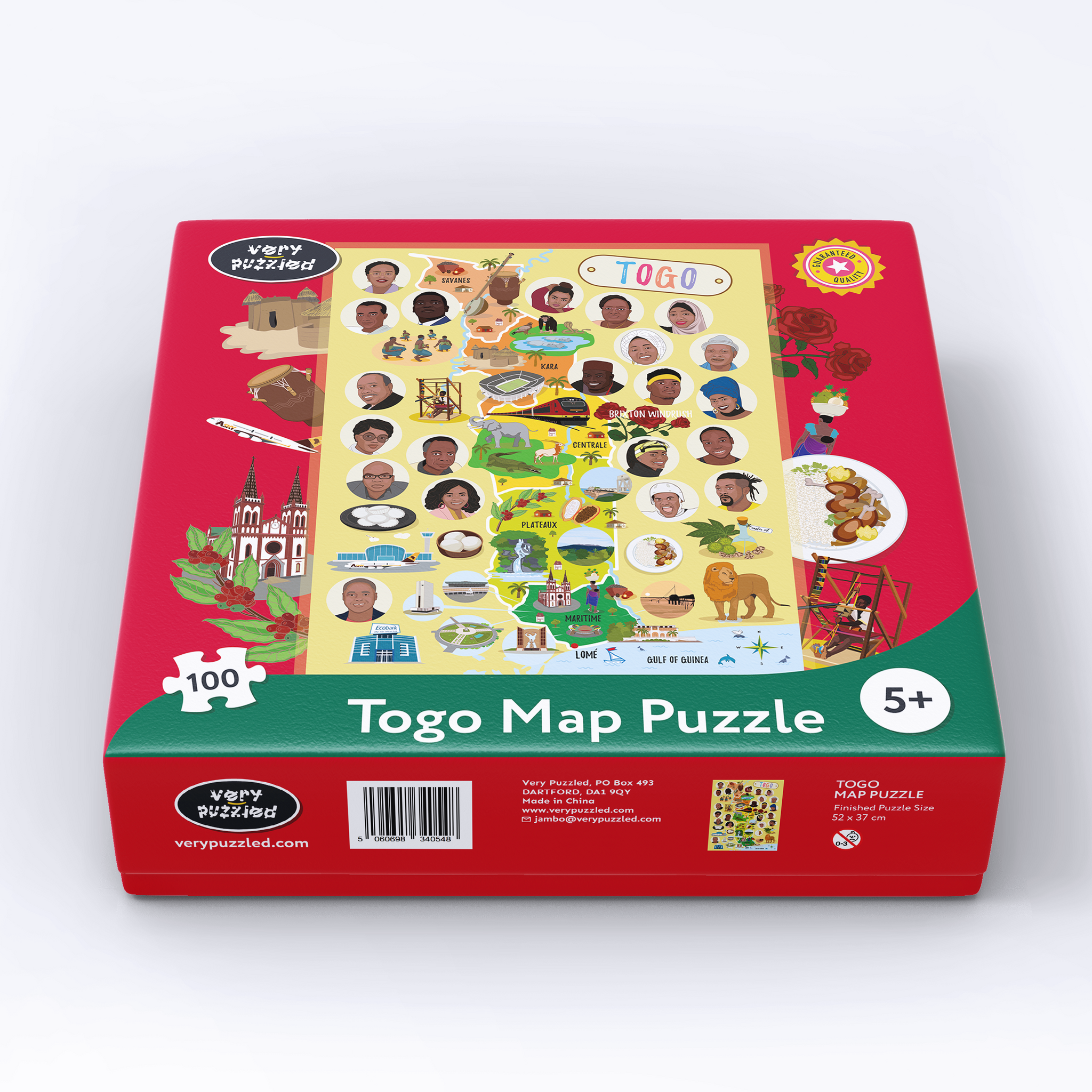 Togo Map Jigsaw Puzzle