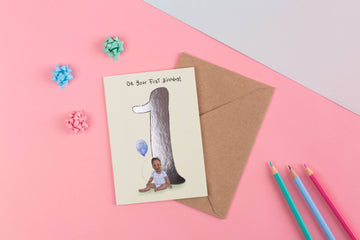 On Your First Birthday Card