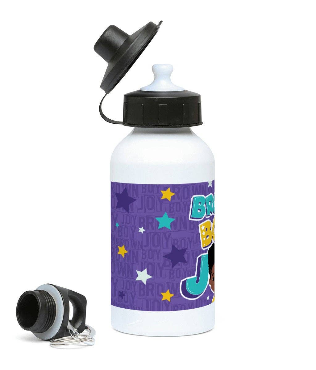 Ekon - Little Black Boy Joy Aluminium Water Bottle | Fefus Designs