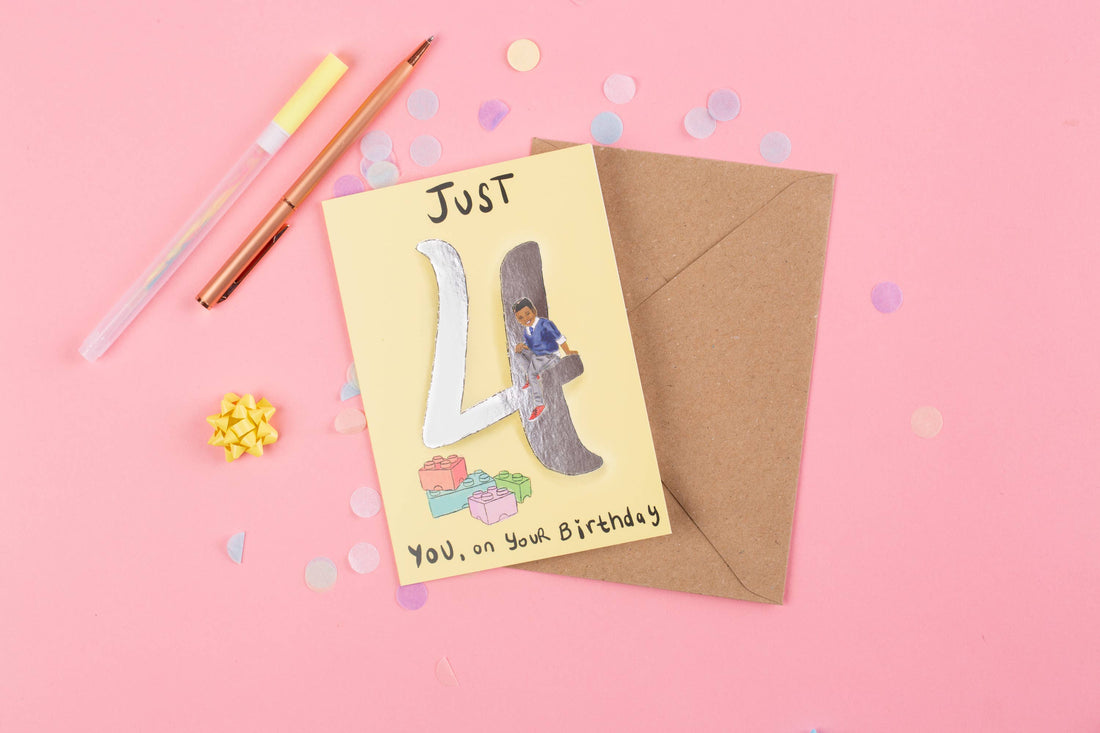 Just 4 You On Your Birthday Card