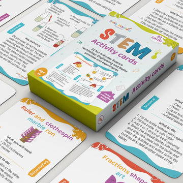 STEM Activity Cards - Kid friendly science experiments