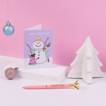 Building a Snowman (Mini Kitschmas Card)