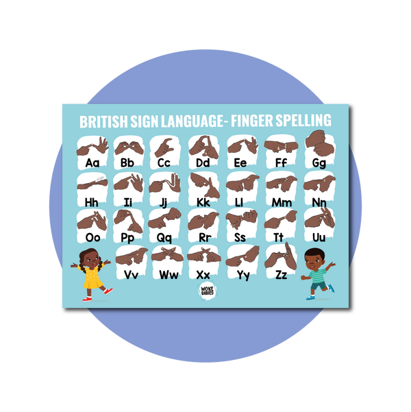 British Sign Language poster – Woke Babies