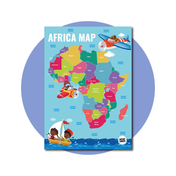 Africa Map Poster