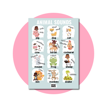 Animal Sounds Poster