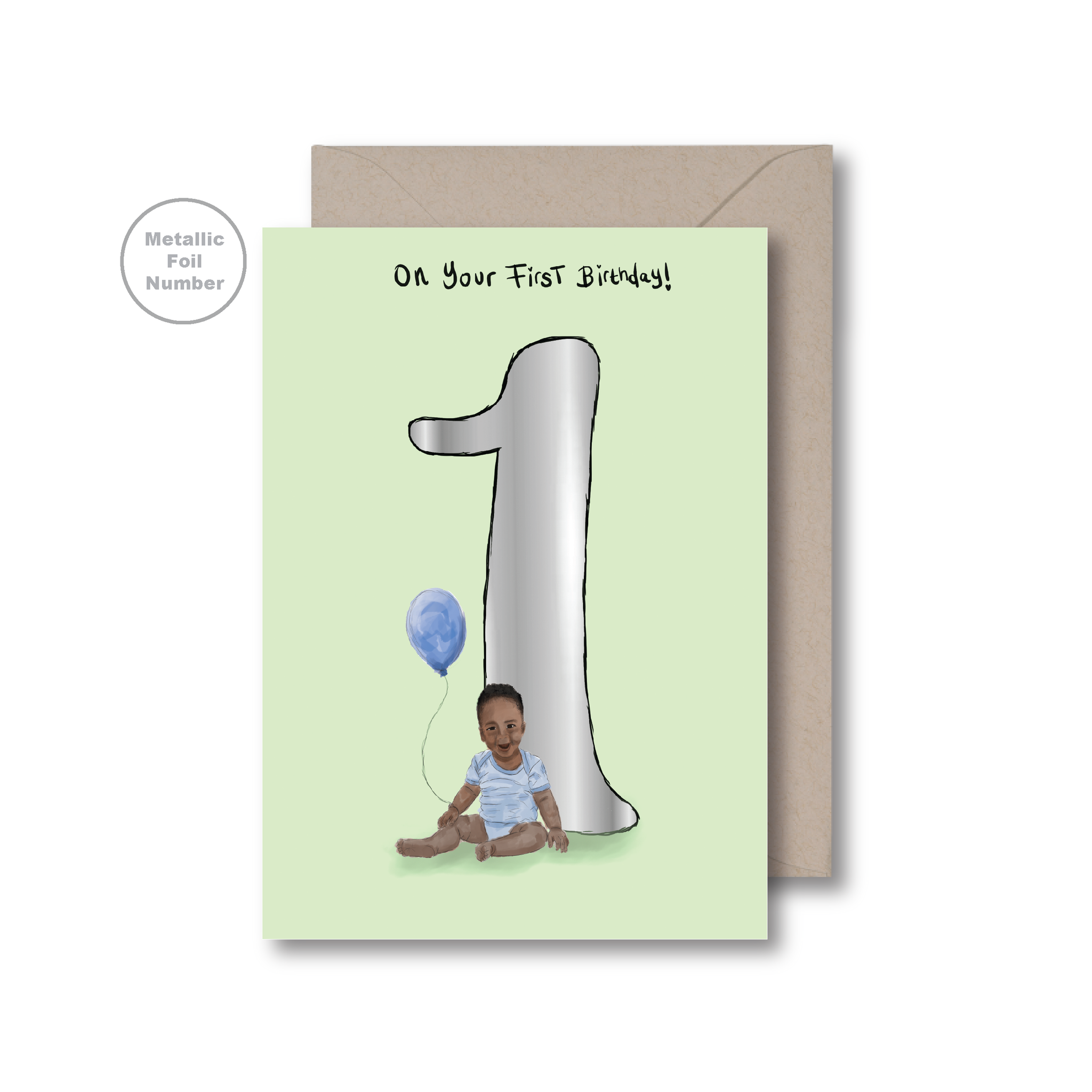 On Your First Birthday Card